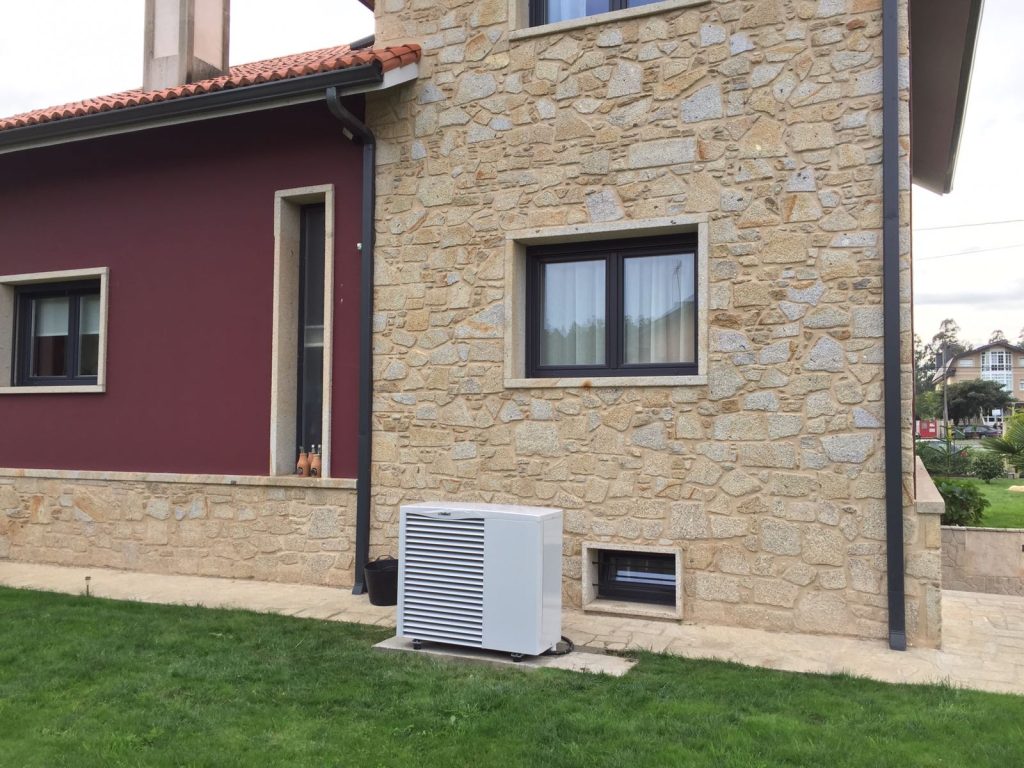 Instalación bomba de calor vivienda